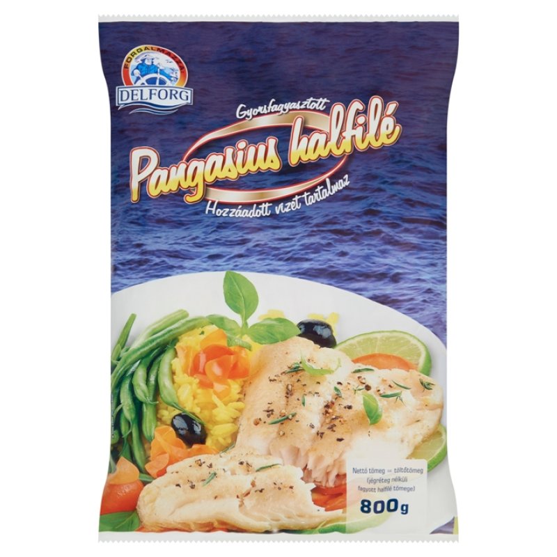 Natúr halfilé, pangasius (Pangasius hypophthalmus) 800 g