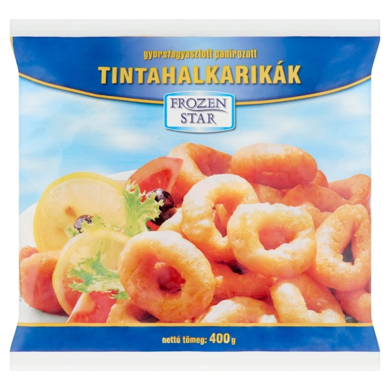 Panírozott tintahalkarika 400 g/ csomag