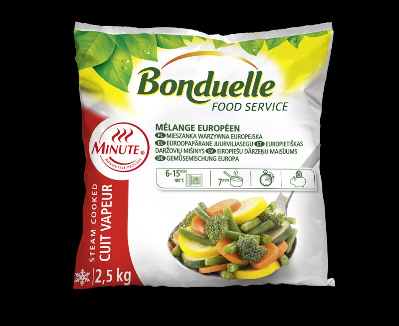 Bonduelle Europe Mix 2,5 kg/ csomag